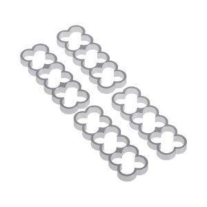 Alphacool Eiskamm Alu X12 - 4mm Silver - 4 pcs