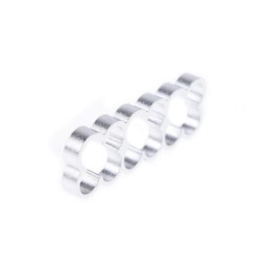 Alphacool Eiskamm Alu X12 - 4mm Silver - 4 pcs