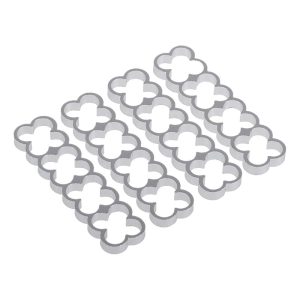 Alphacool Eiskamm Alu X16 - 4mm Silver - 4 pcs