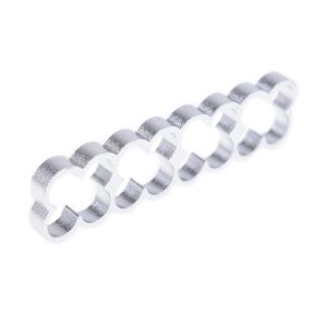Alphacool Eiskamm Alu X16 - 4mm Silver - 4 pcs