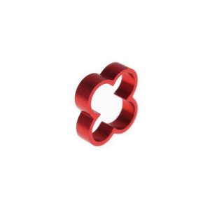Alphacool Eiskamm Alu X4 - 4mm Red - 4 pcs