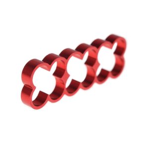 Alphacool Eiskamm Alu X12 - 4mm Red - 4 pcs