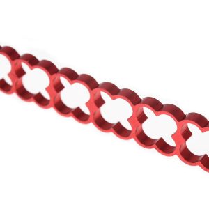 Alphacool Eiskamm Alu X24 - 4mm Red - 2 pcs