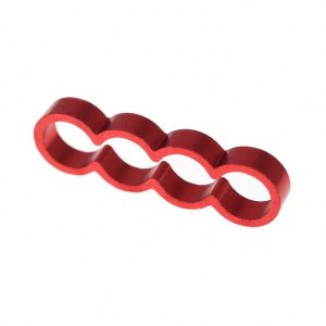 Alphacool Eiskamm Alu X4 Flat - 4mm Red - 4 pcs