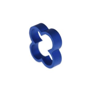 Alphacool Eiskamm Alu X4 - 4mm Blue - 4 pcs