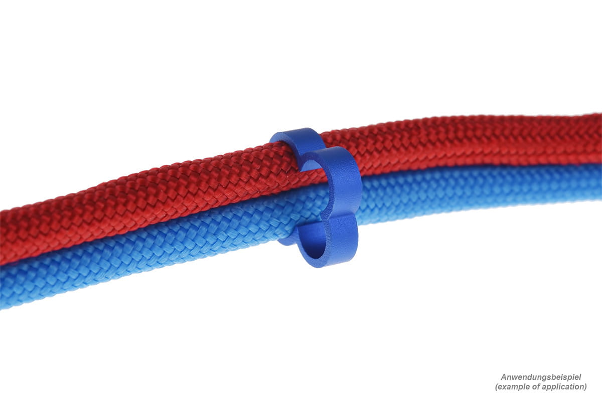 Alphacool Eiskamm Alu X4 - 4mm Blue - 4 pcs