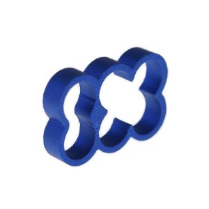 Alphacool Eiskamm Alu X6 - 4mm Blue - 4 pcs