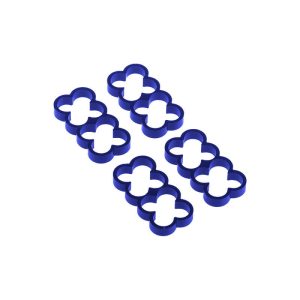 Alphacool Eiskamm Alu X8 - 4mm Blue - 4 pcs