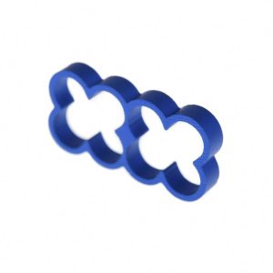Alphacool Eiskamm Alu X8 - 4mm Blue - 4 pcs