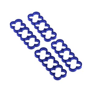 Alphacool Eiskamm Alu X12 - 4mm Blue - 4 pcs