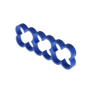 Alphacool Eiskamm Alu X12 - 4mm Blue - 4 pcs