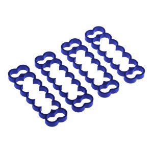Alphacool Eiskamm Alu X14 - 4mm Blue - 4 pcs