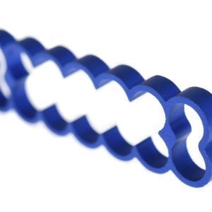 Alphacool Eiskamm Alu X14 - 4mm Blue - 4 pcs