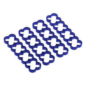 Alphacool Eiskamm Alu X16 - 4mm Blue - 4 pcs
