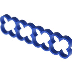 Alphacool Eiskamm Alu X16 - 4mm Blue - 4 pcs