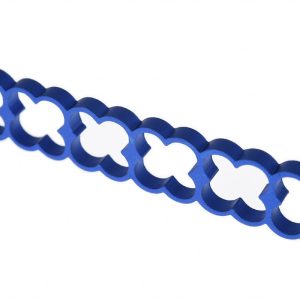 Alphacool Eiskamm Alu X24 - 4mm Blue - 2 pcs