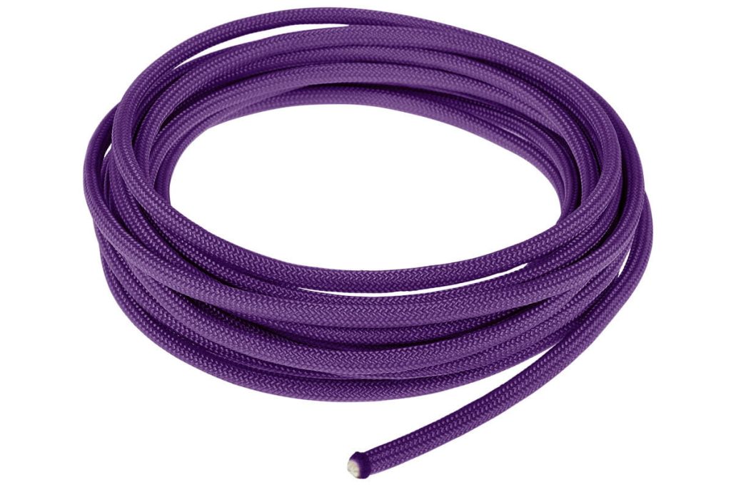 Alphacool AlphaCord Sleeve 4mm - 3,3m (10ft) - Acid Purple (Paracord 550 Typ 3) : image 1
