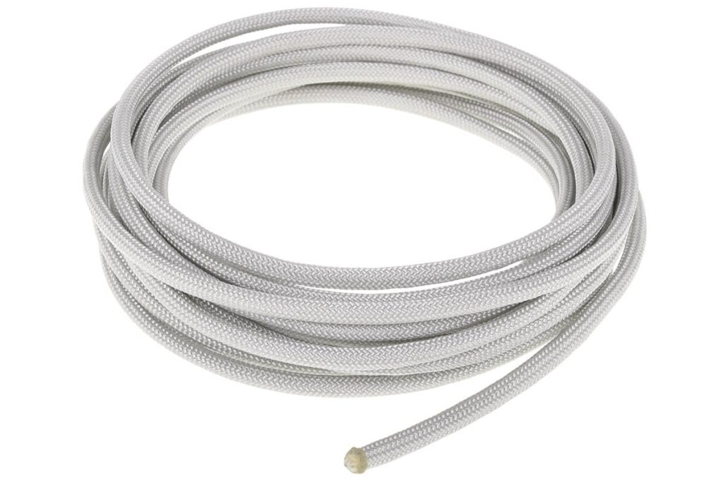 Alphacool AlphaCord Sleeve 4mm - 3,3m (10ft) - Silver Grey (Paracord 550 Typ 3)