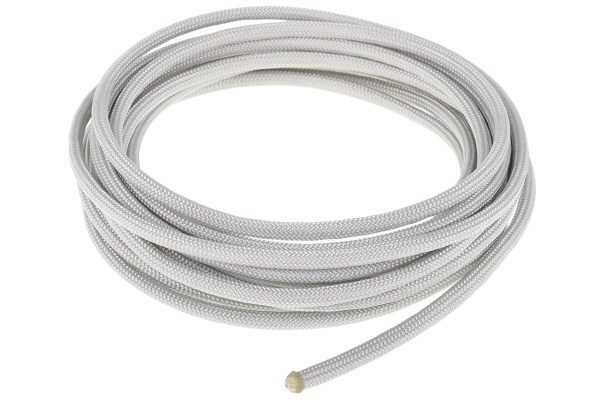 Alphacool AlphaCord Sleeve 4mm – 3,3m (10ft) – Silver Grey (Paracord 550 Typ 3)