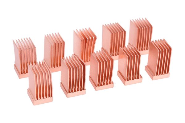Alphacool GPU RAM Copper Heatsinks 6,5×6,5mm – 10pcs