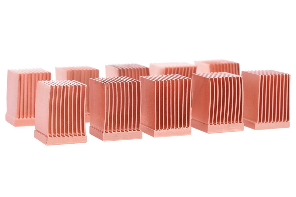 Alphacool GPU RAM Copper Heatsinks 10x10mm - 10pcs