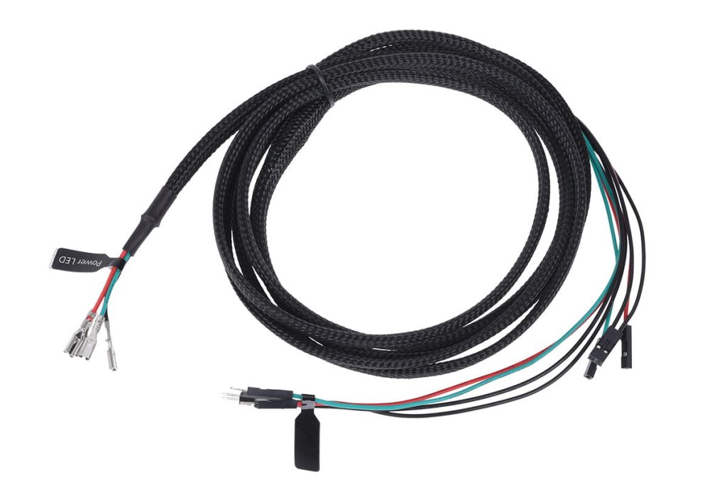 Alphacool powerbutton/switch connection cable 200cm - black
