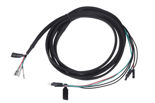 Alphacool powerbutton/switch connection cable 200cm – black