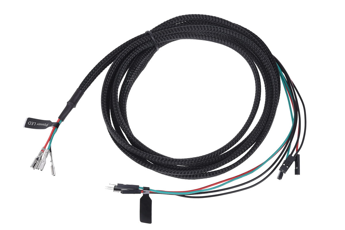 Alphacool powerbutton/switch connection cable 200cm - black