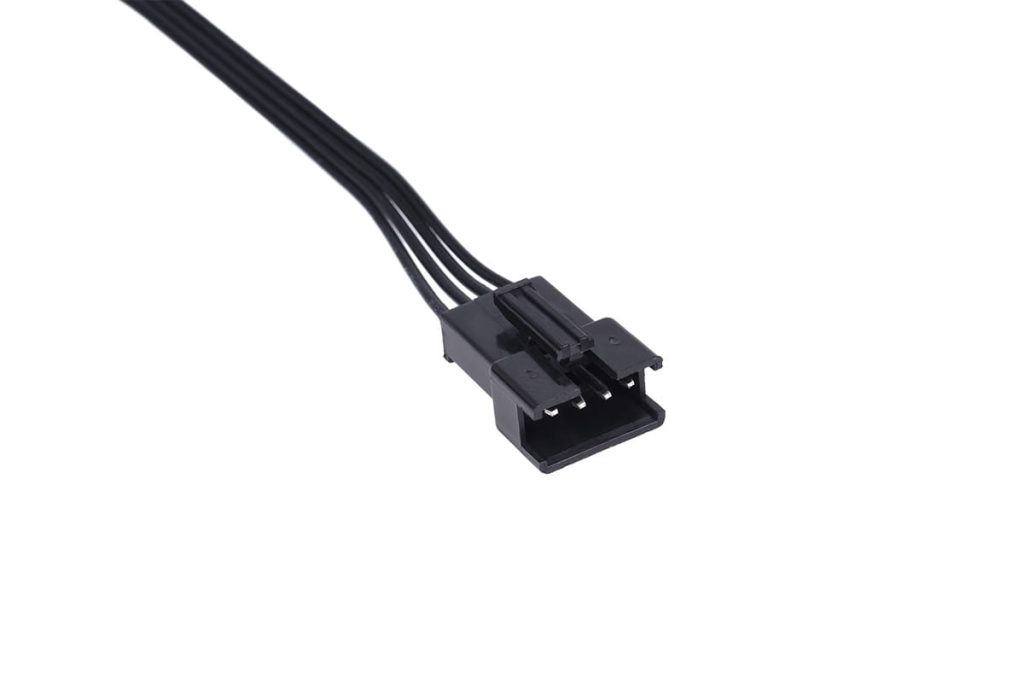 Alphacool RGB 4pol LED adapter cable for Mainboards 50cm - black