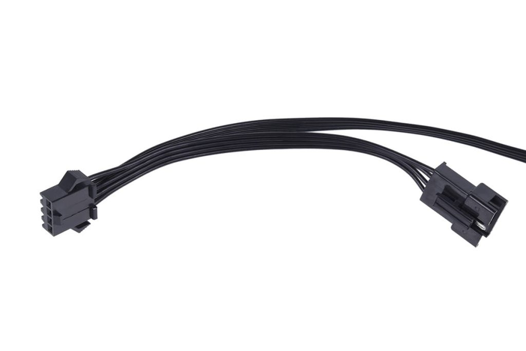 Alphacool RGB 4pol LED adapter cable for Mainboards 100cm - black