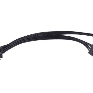 Alphacool RGB 4pol LED adapter cable for Mainboards 100cm - black