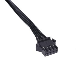 Alphacool RGB 4pol LED adapter cable for Mainboards 100cm - black