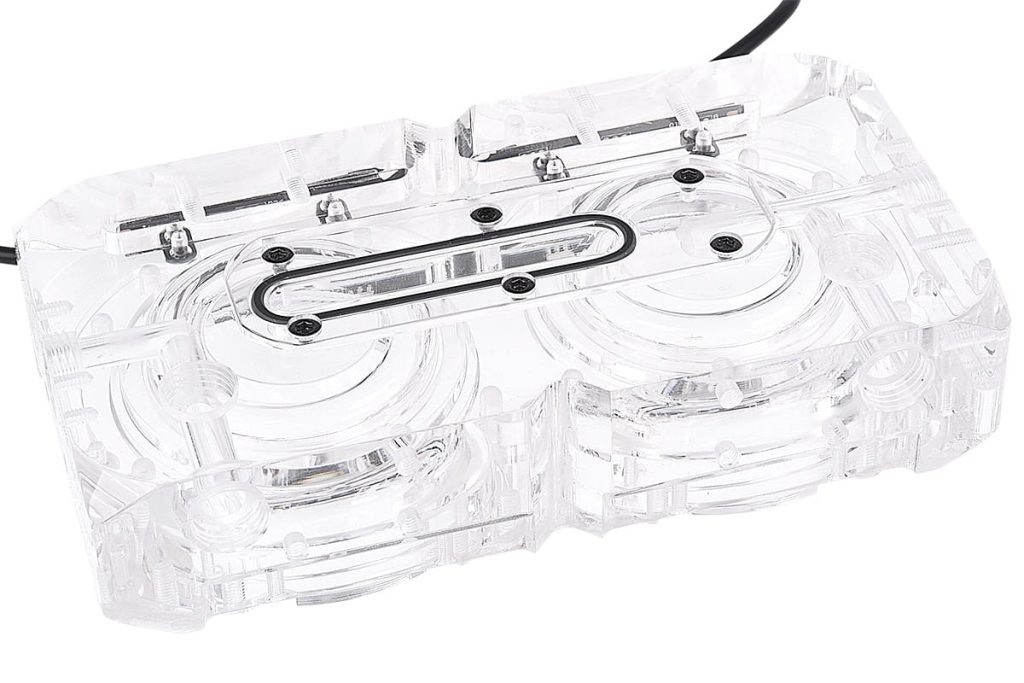 Alphacool Eisdecke D5 dual plexi top