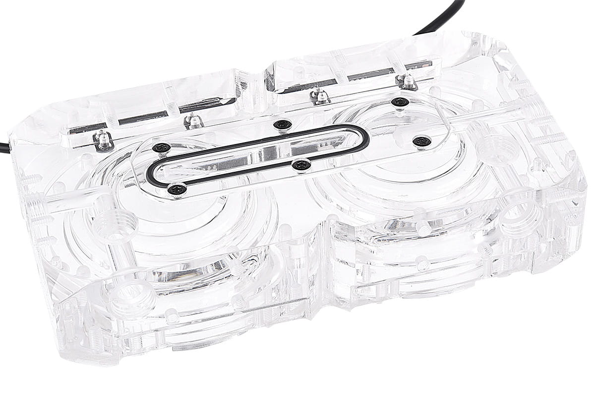 Alphacool Eisdecke D5 dual plexi top