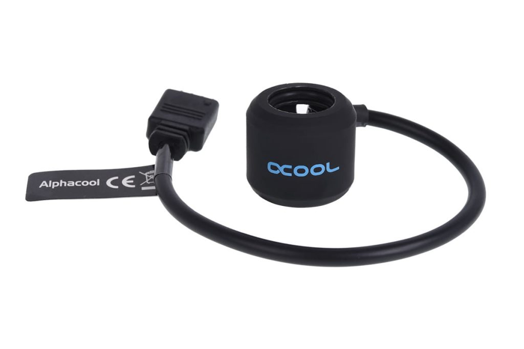 Alphacool Aurora HardTube LED ring 13mm Deep Black - RGB : image 1