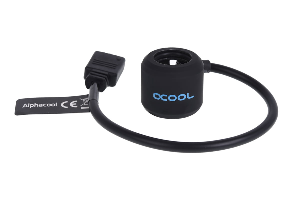 Alphacool Aurora HardTube LED ring 13mm Deep Black - RGB : image 1