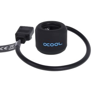 Alphacool Aurora HardTube LED ring 16mm Deep Black - RGB