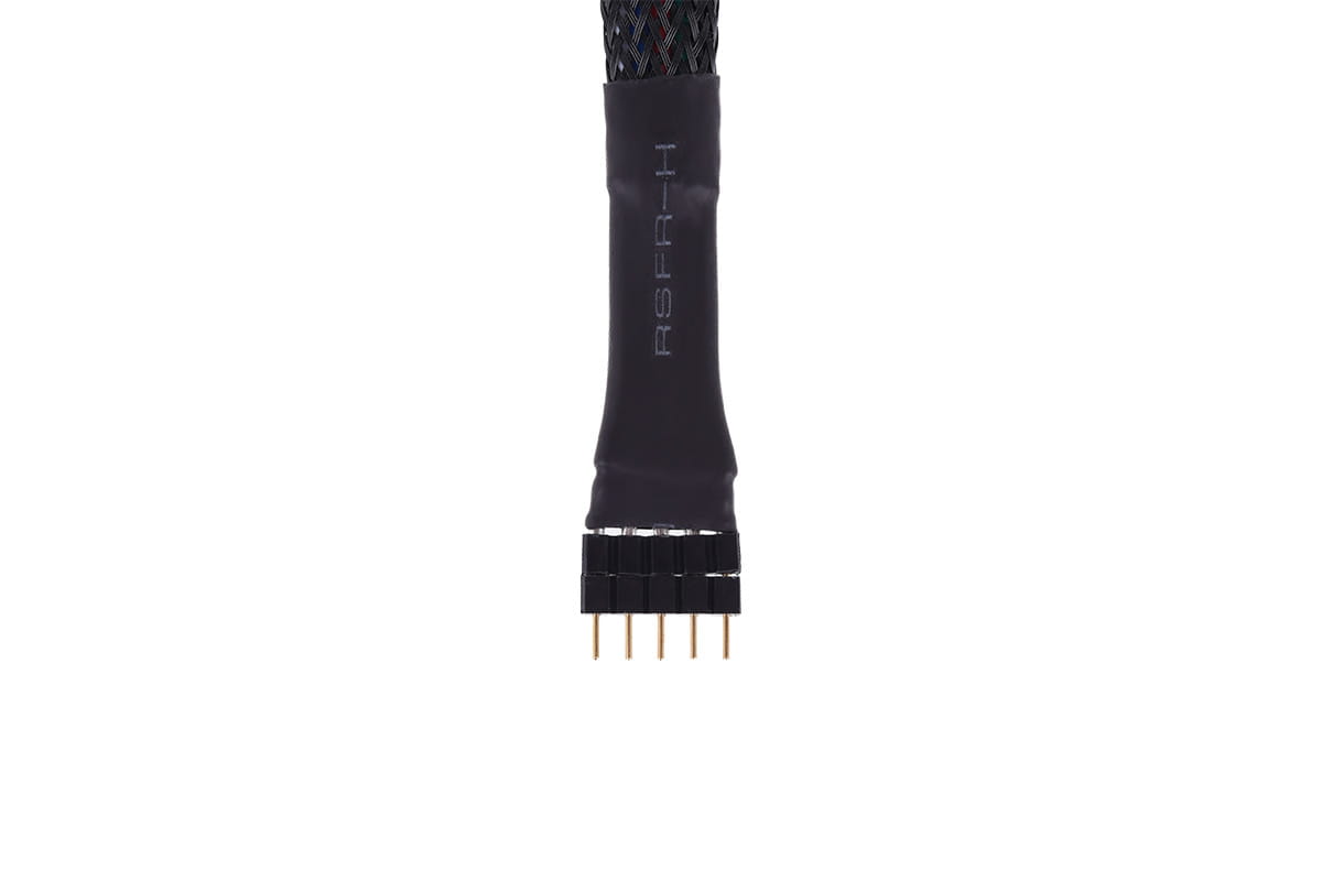 Alphacool y-cable RGBW 5pol to 3x 5pol 30cm incl. connector - black