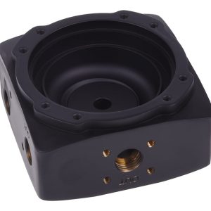 Alphacool Eisdecke D5 brass top - deep black