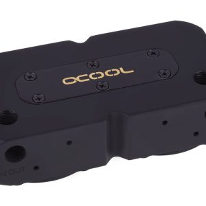 Alphacool Eisdecke D5 dual brass top - deep black : image 1