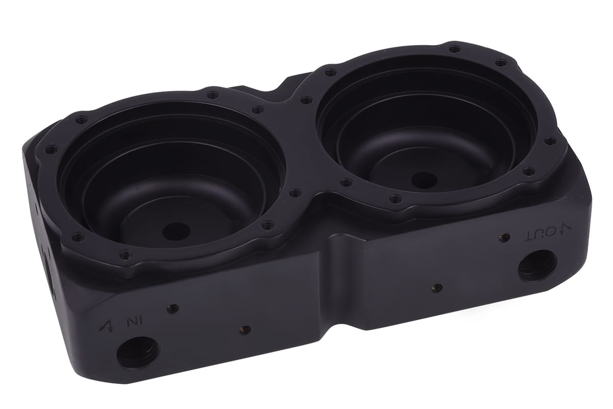 Alphacool Eisdecke D5 dual brass top - deep black : image 2