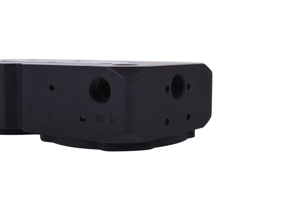 Alphacool Eisdecke D5 dual brass top - deep black : image 4