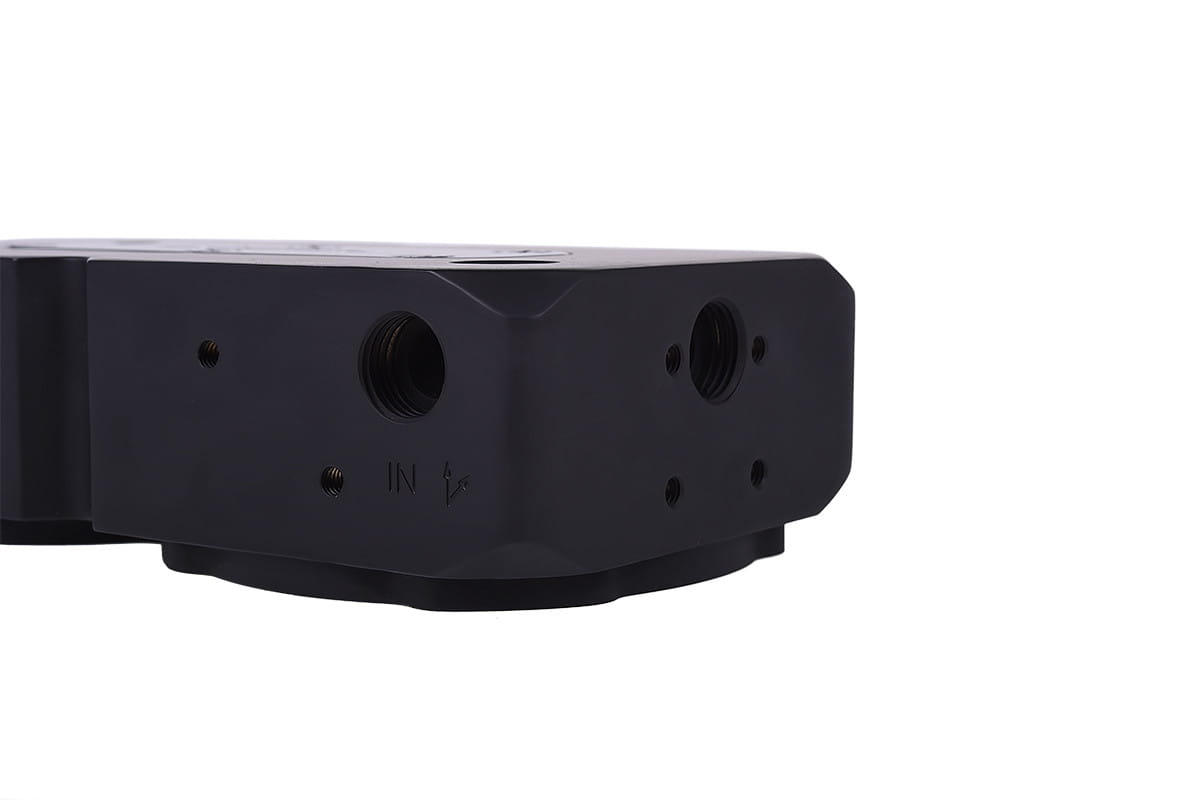 Alphacool Eisdecke D5 dual brass top - deep black : image 4