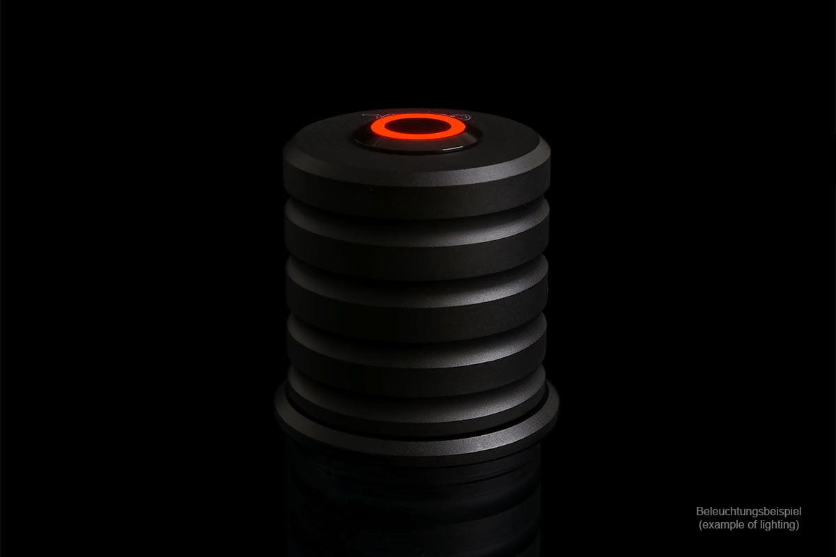 Alphacool Powerbutton Button - Deep Black