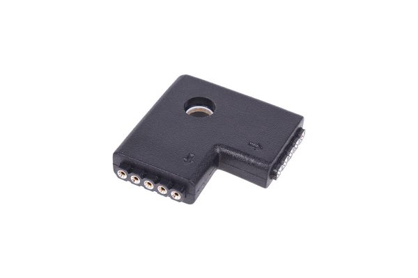 Alphacool Aurora LED RGBW connector 90 – Black