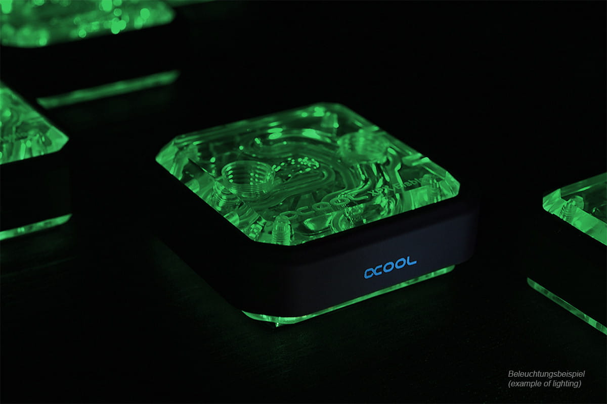 Alphacool Aurora XPX RGB frame - black