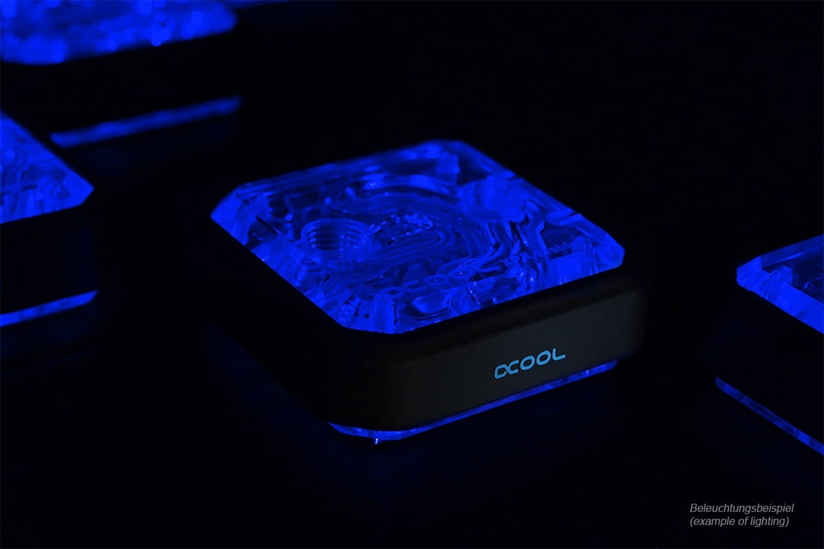 Alphacool Aurora XPX RGB frame - black