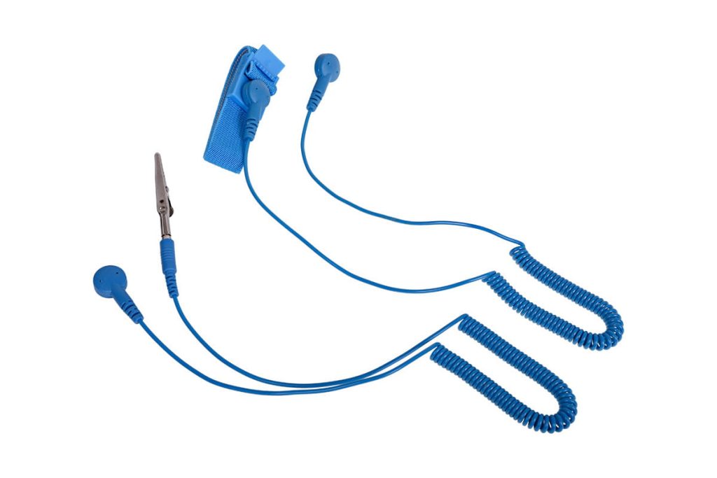 Alphacool Anti-Static wrist maschette blue : image 1