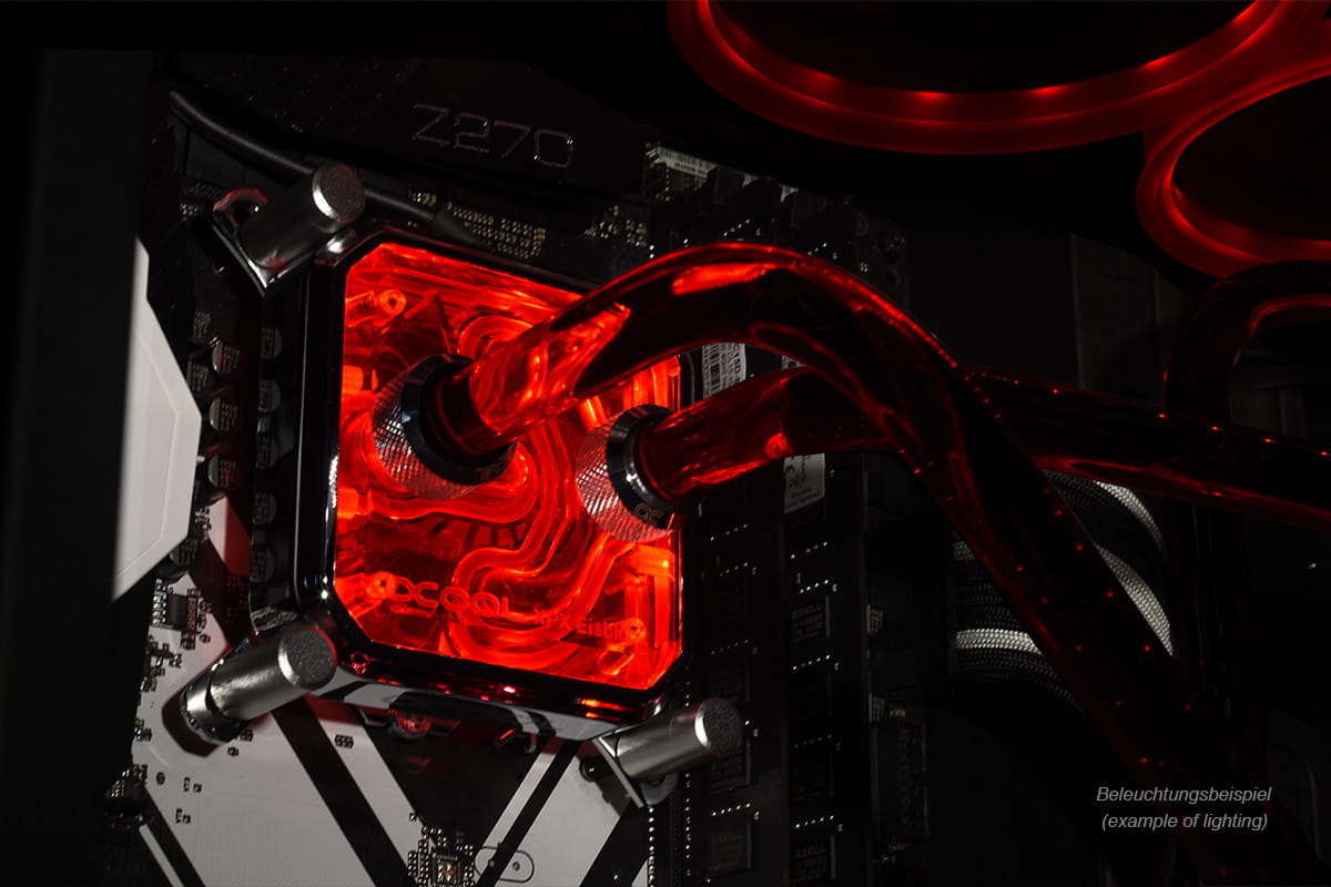 Alphacool Aurora XPX RGB frame - chrome