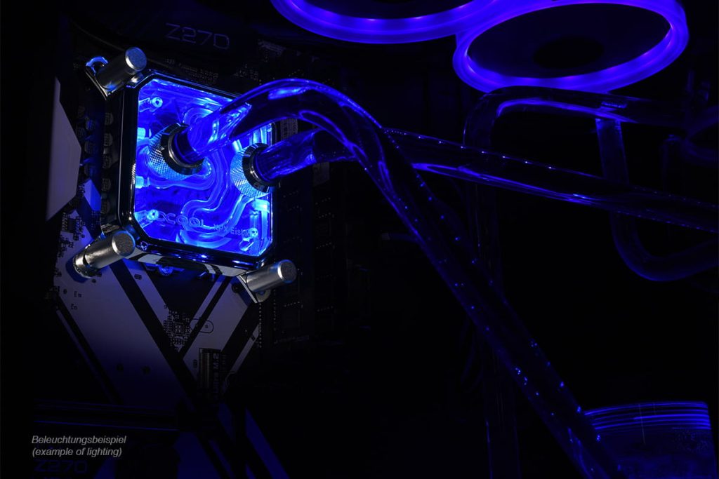 Alphacool Aurora XPX RGB frame - chrome